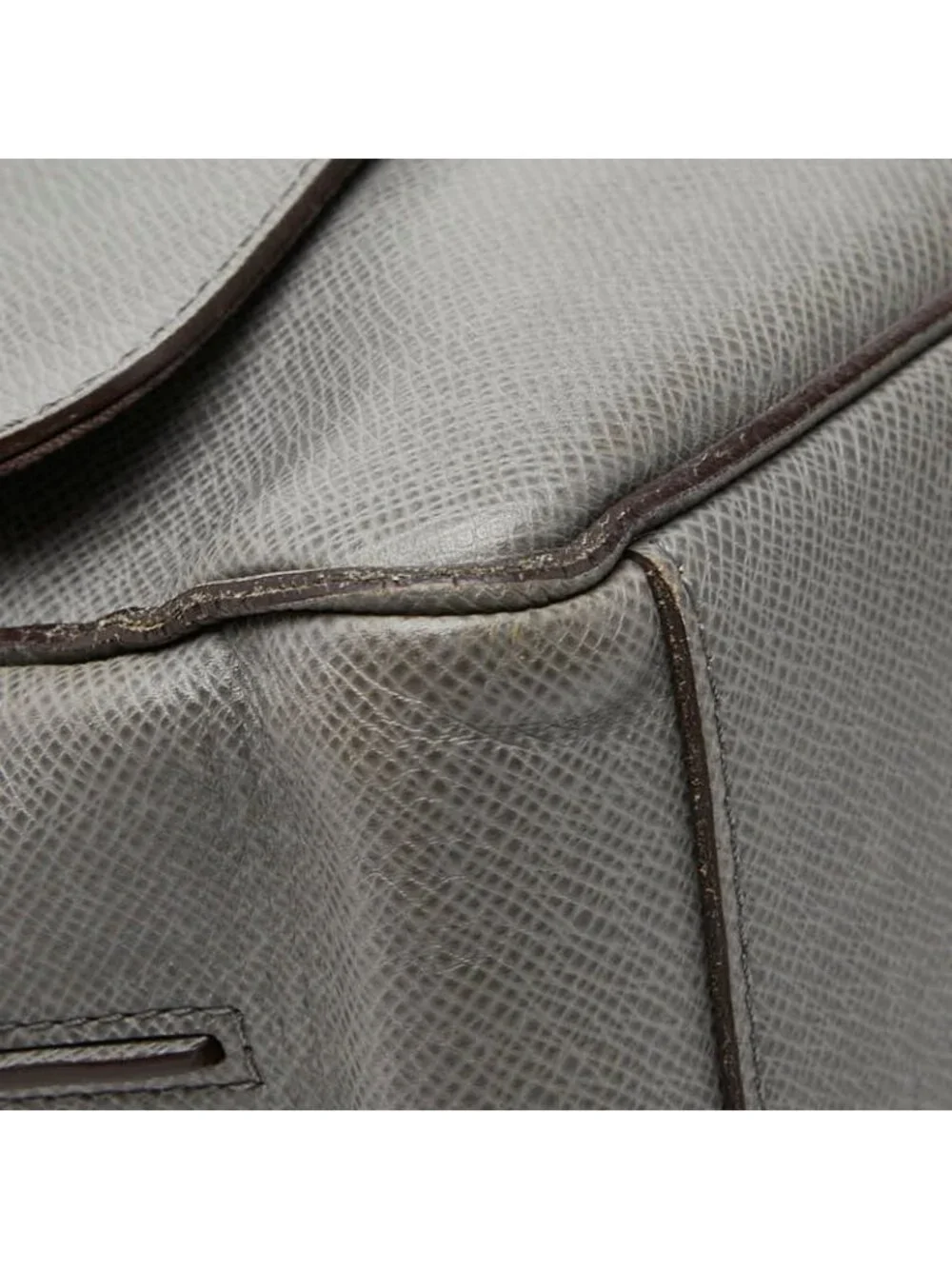 Louis Vuitton Taiga Roman MM Shoulder Bag Glacier Gray Leather